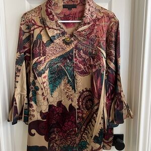 Floral Multicolor Women's Top